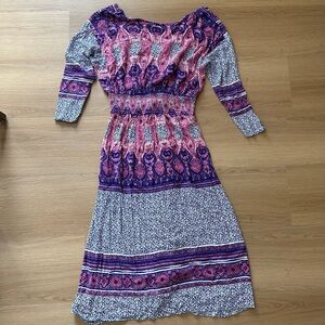 Free People Purple Women's Dress size L